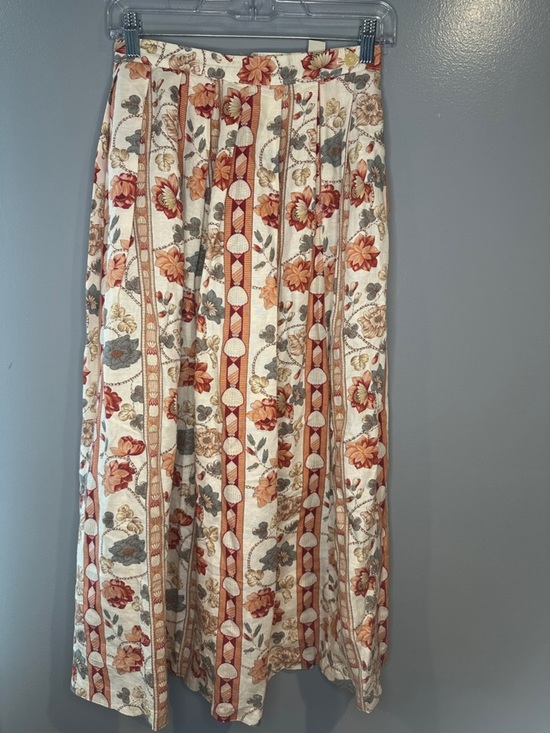 Maine Bay Dresses & Skirts - VTG Maine Bay Size 8 Midi Skirt Floral Print Cottagecore Boho Flowing Skirt